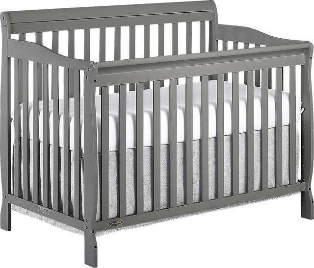 Wilmore Gray Convertible Crib - Thumbnail - Image 1