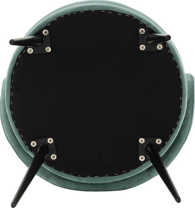 Wilogreen Green Side Chair - Thumbnail - Image 5