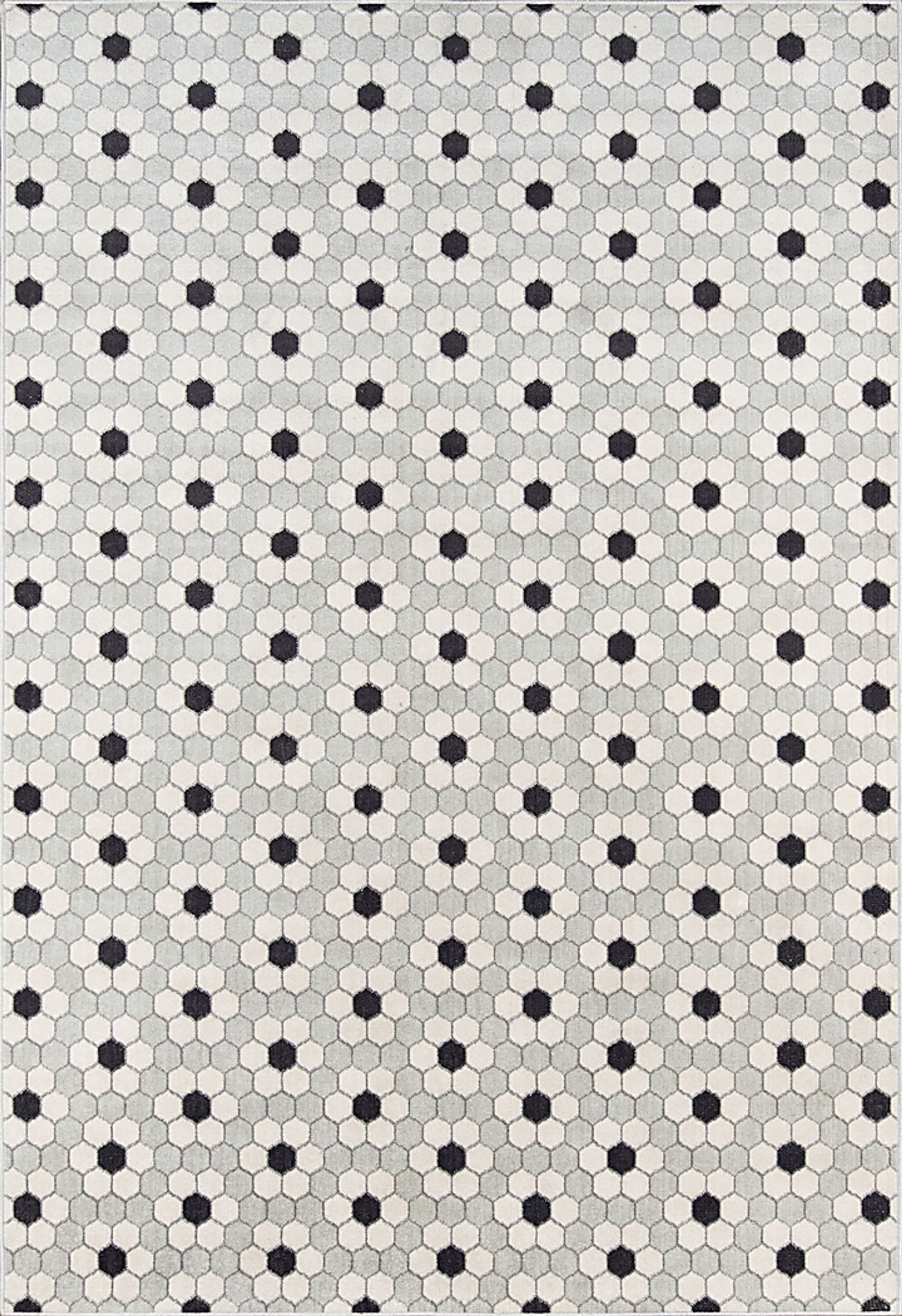 Wilowen Gray 7'10 x 9'10 Rug - Image 1