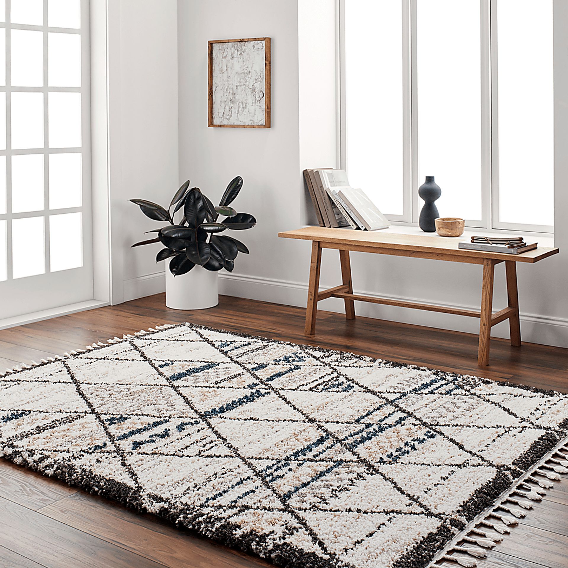 Wilrial Ivory 5'3 x 7' Area Rug - Image 2