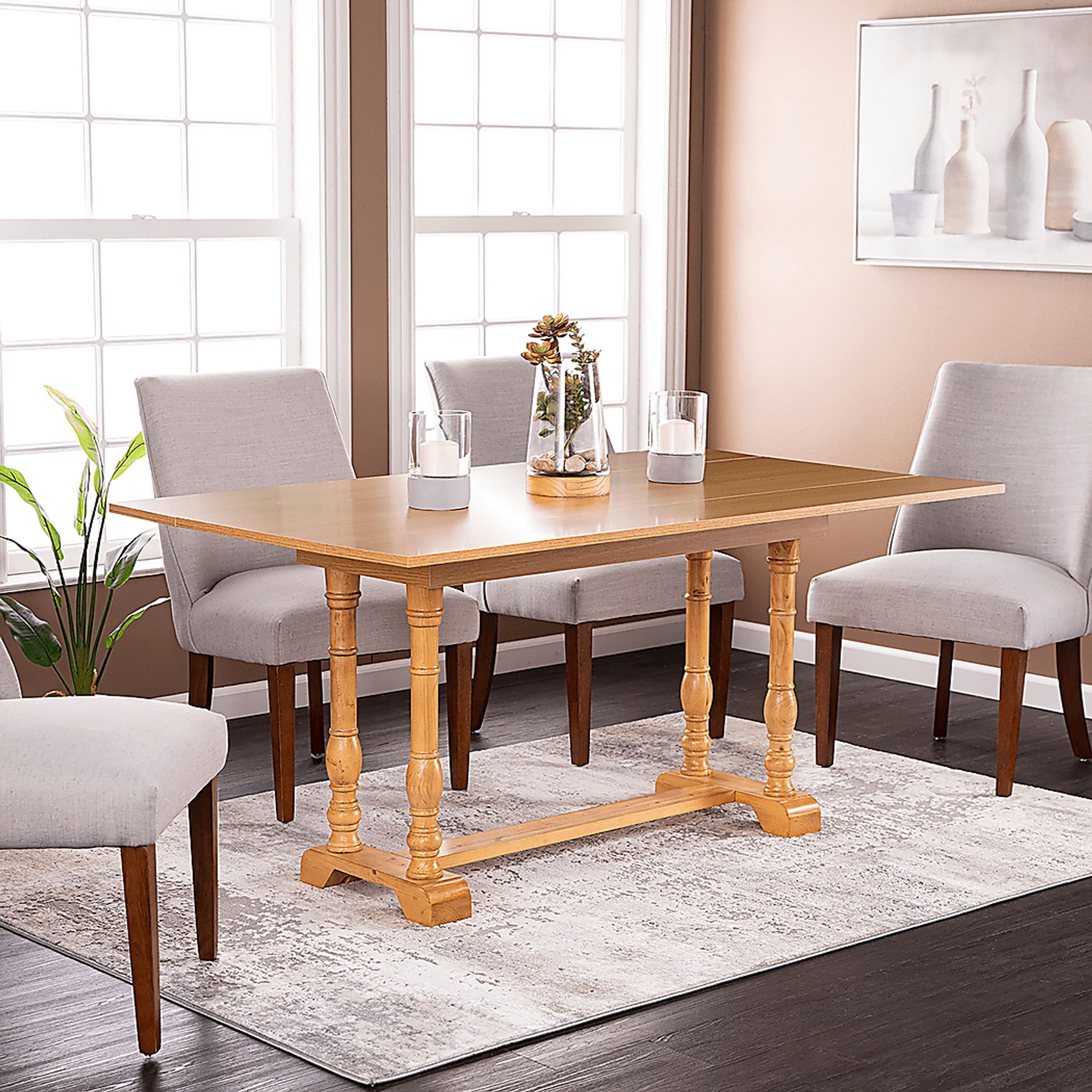 Wilryan Oak Dining Table - Image 18
