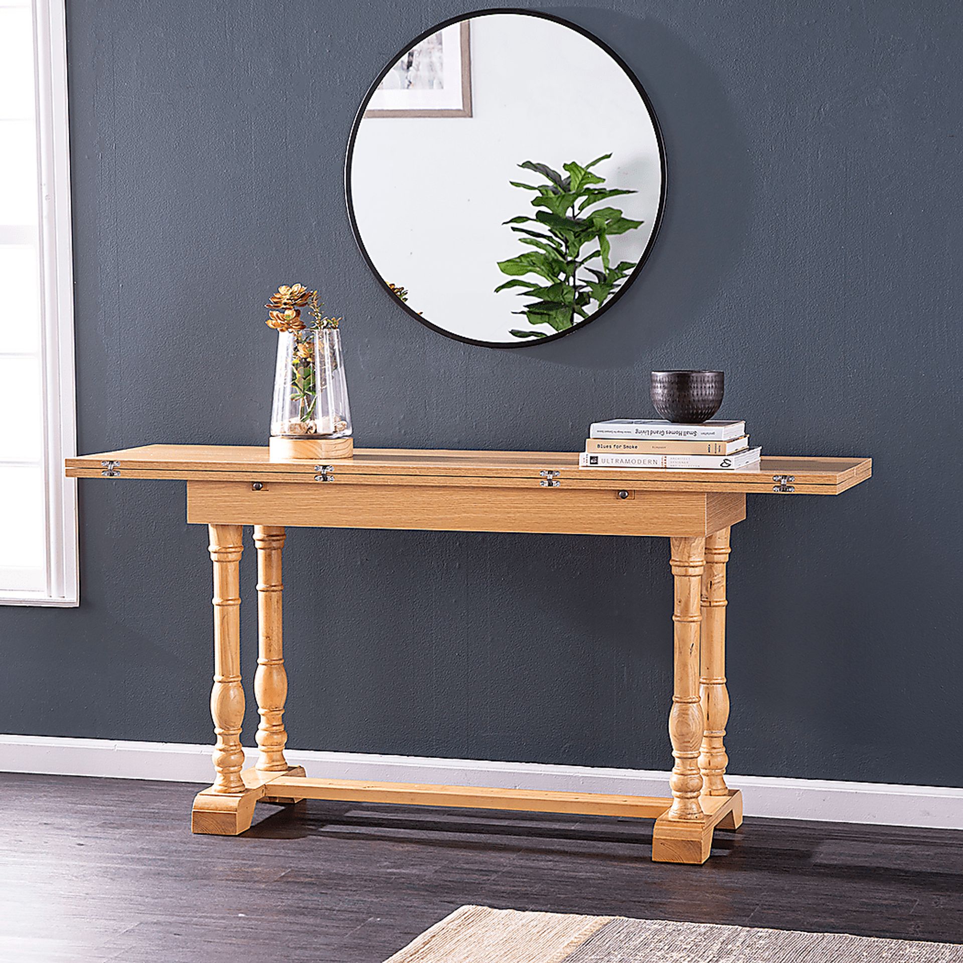 Wilryan Oak Dining Table - Image 5