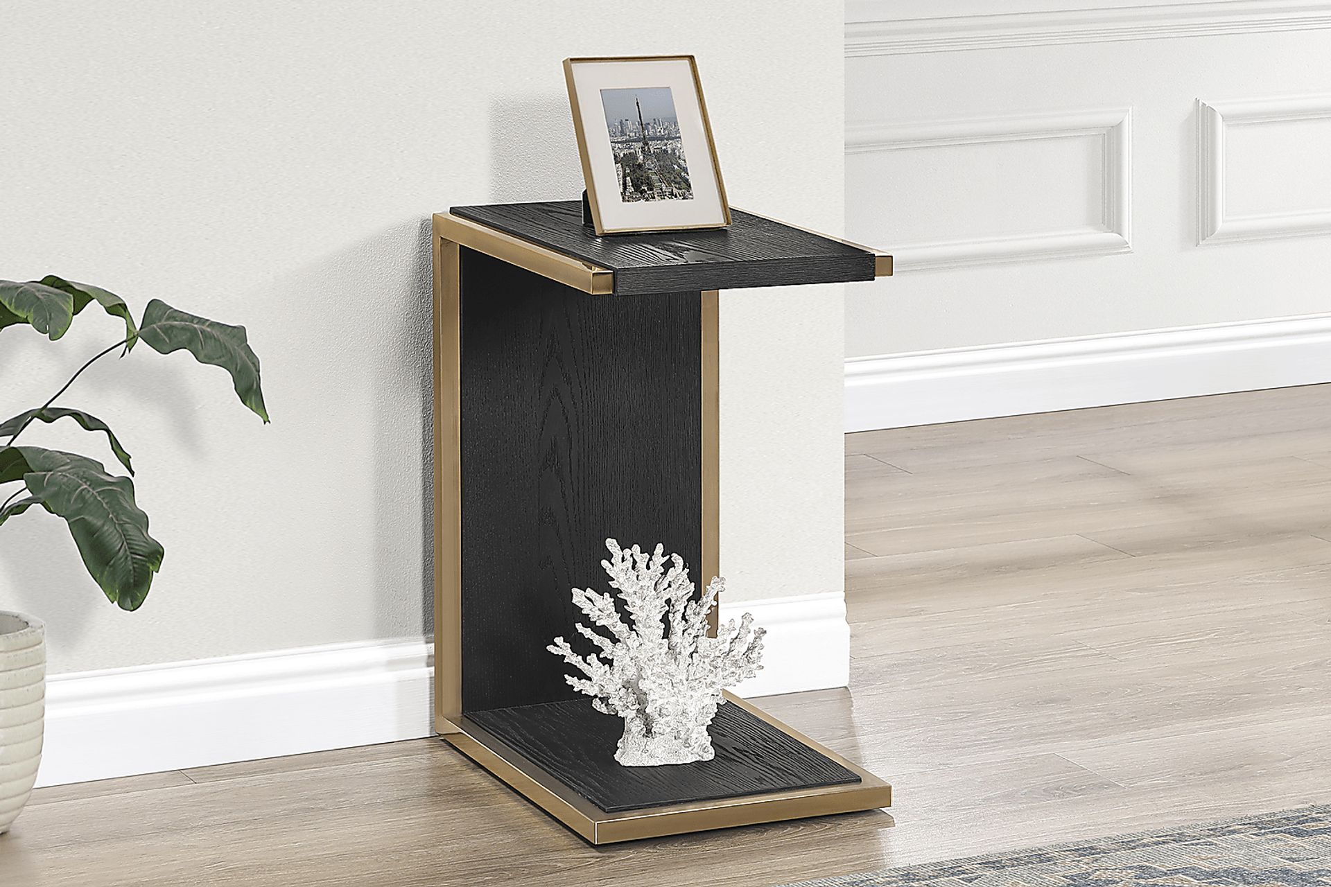 Wilshire Black Chairside Table - Image 2