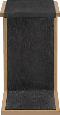 Wilshire Black Chairside Table