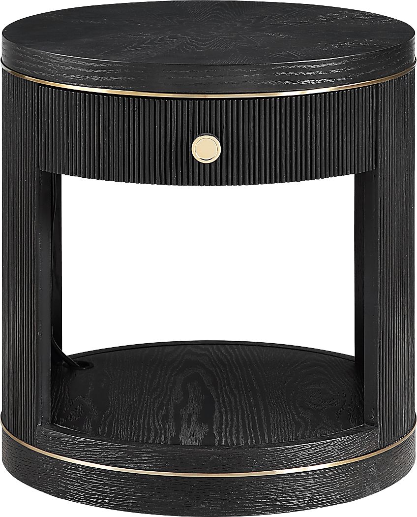 Wilshire Black End Table