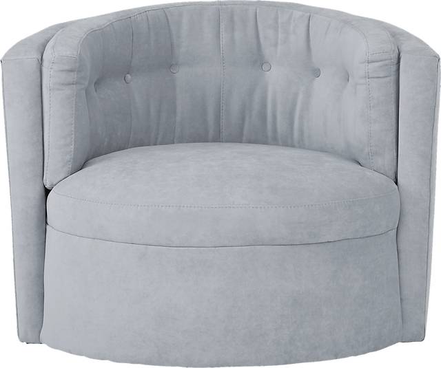 Wilshire Boulevard Gray Accent Chair - Thumbnail - Image 2