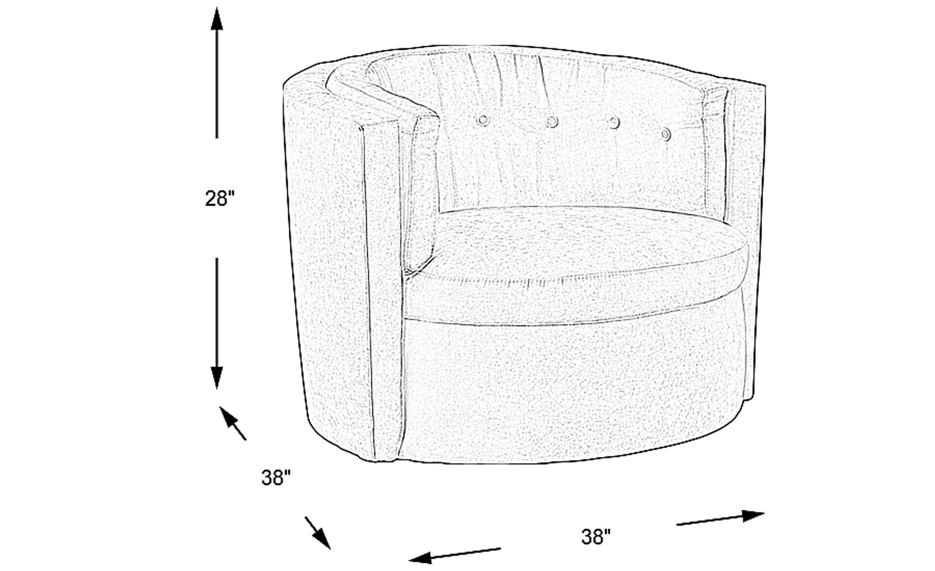 Dimension Image. Please refer to the Dimension Tab on this page for dimension details.