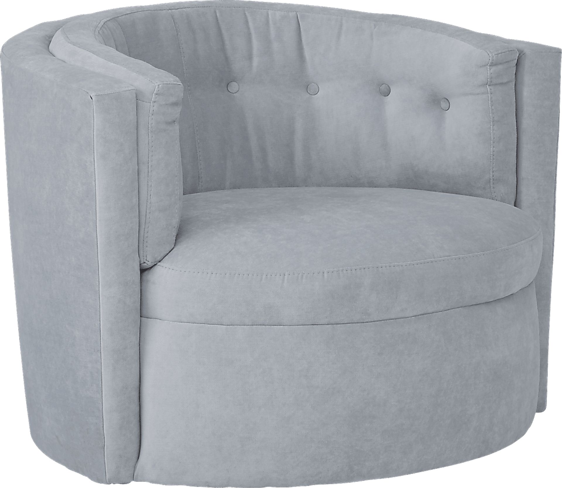 Wilshire Boulevard Gray Accent Chair - Image 1