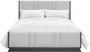Wilshire Gray 3 Pc King Upholstered Bed