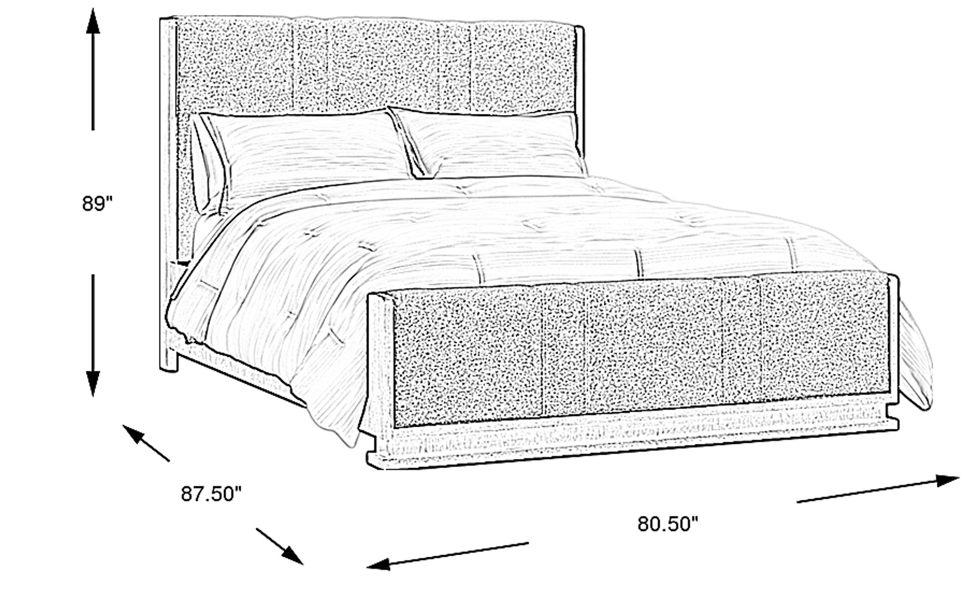 Dimension Image. Please refer to the Dimension Tab on this page for dimension details.
