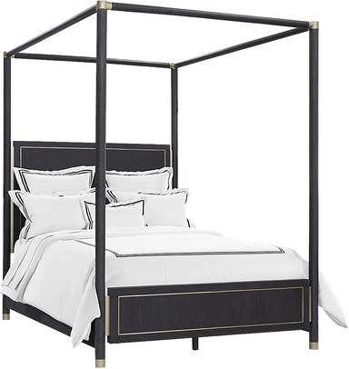 3 pc king canopy bed