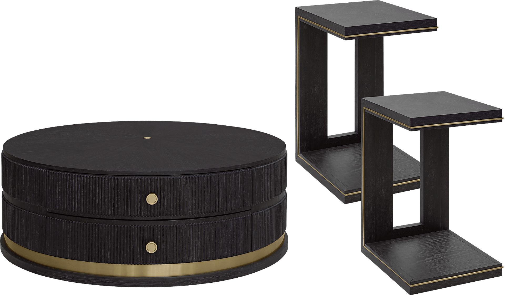 Wilshire Merlot 3 Pc Table Set - Image 1