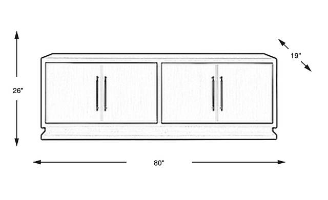 Dimension Image. Please refer to the Dimension Tab on this page for dimension details.
