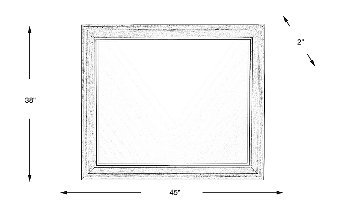 Wilshire Merlot Mirror