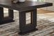 Wilshire Merlot Pedestal Dining Table
