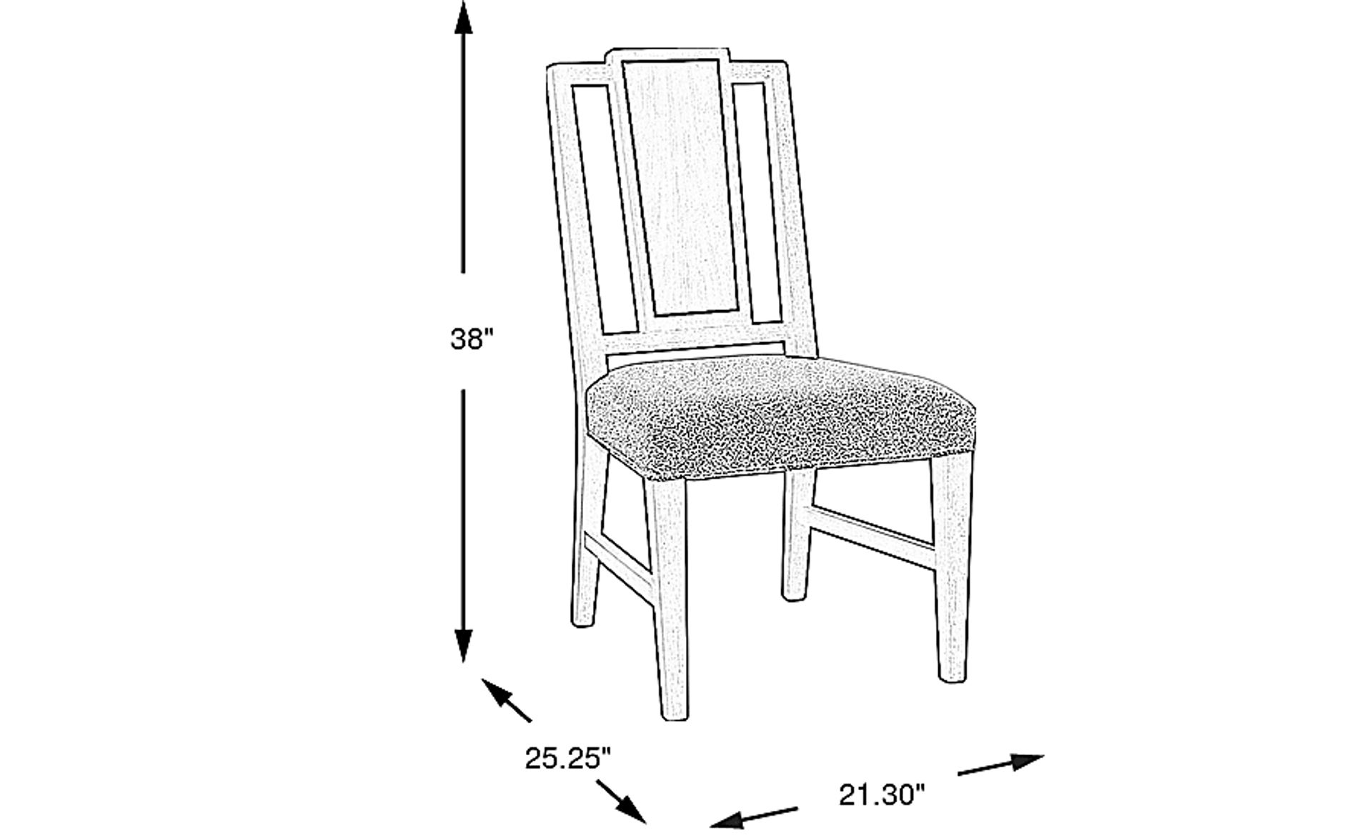 Dimension Image. Please refer to the Dimension Tab on this page for dimension details.