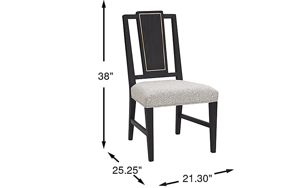 Wilshire Merlot Wood Back Side Chair