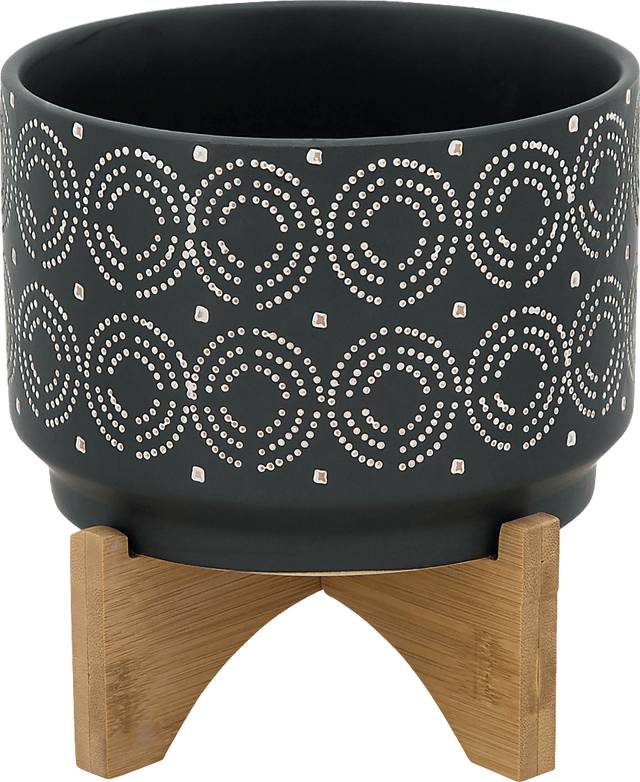 Wilshyre Black Planter - Thumbnail - Image 1