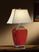 Wilson Pointe Red Lamp, Set of 2