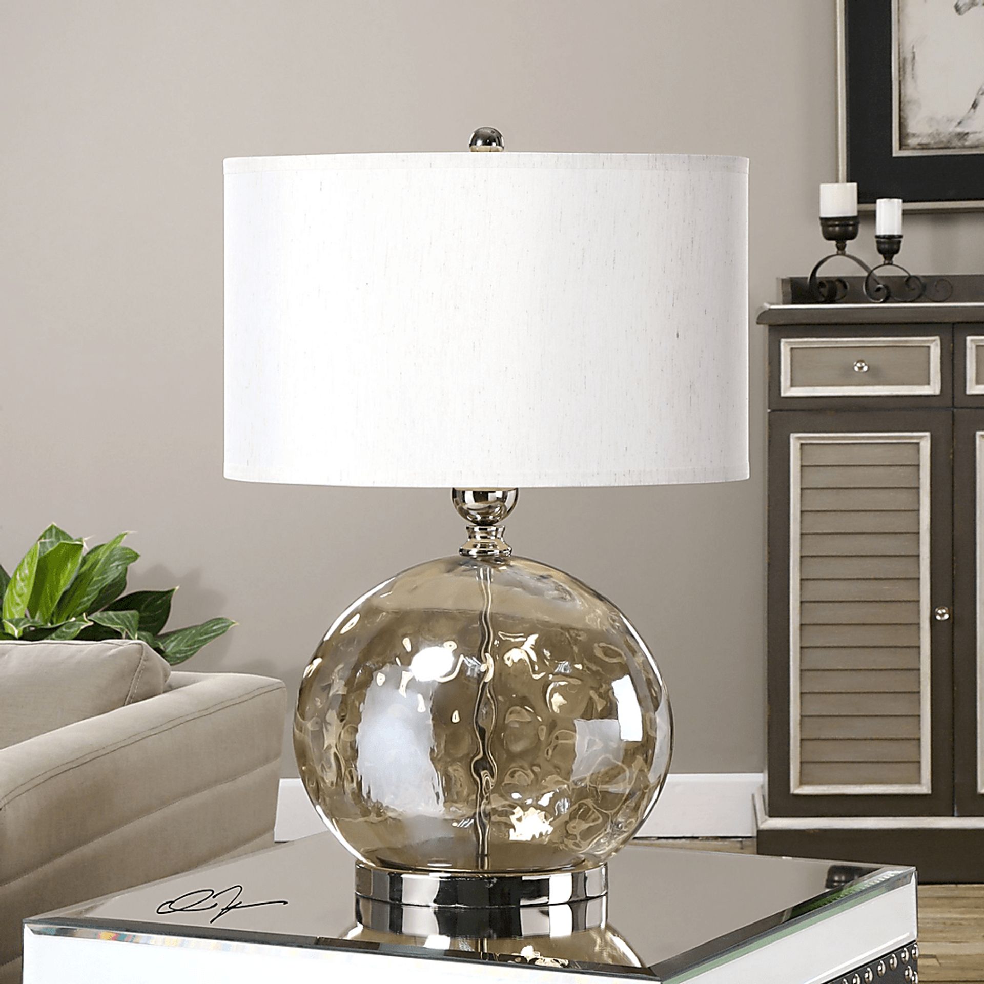 Wiltbury Silver Lamp - Image 2