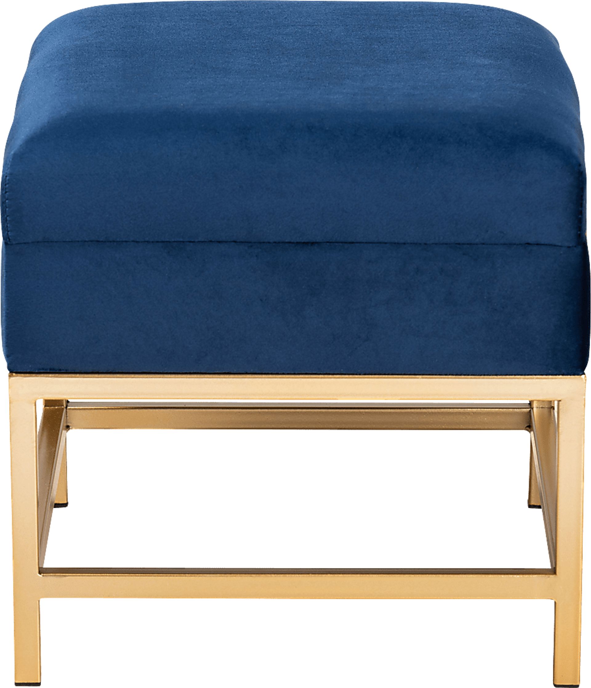 Wiltz Blue Storage Accent Ottoman - Image 4