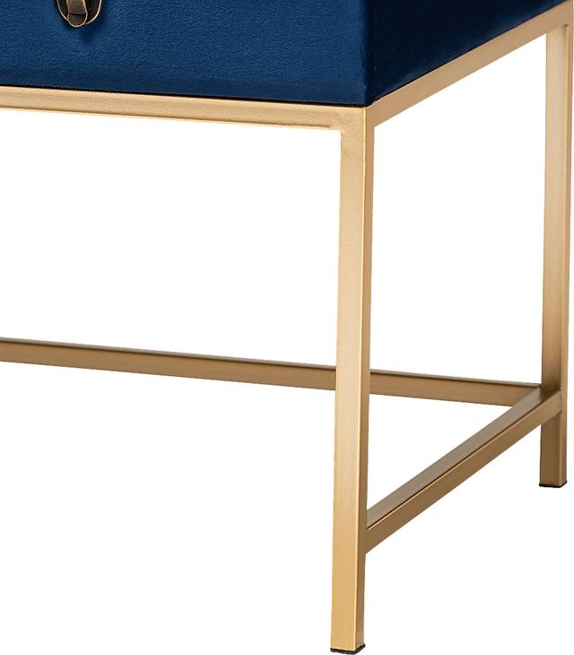 Wiltz Blue Storage Ottoman - Thumbnail - Image 6