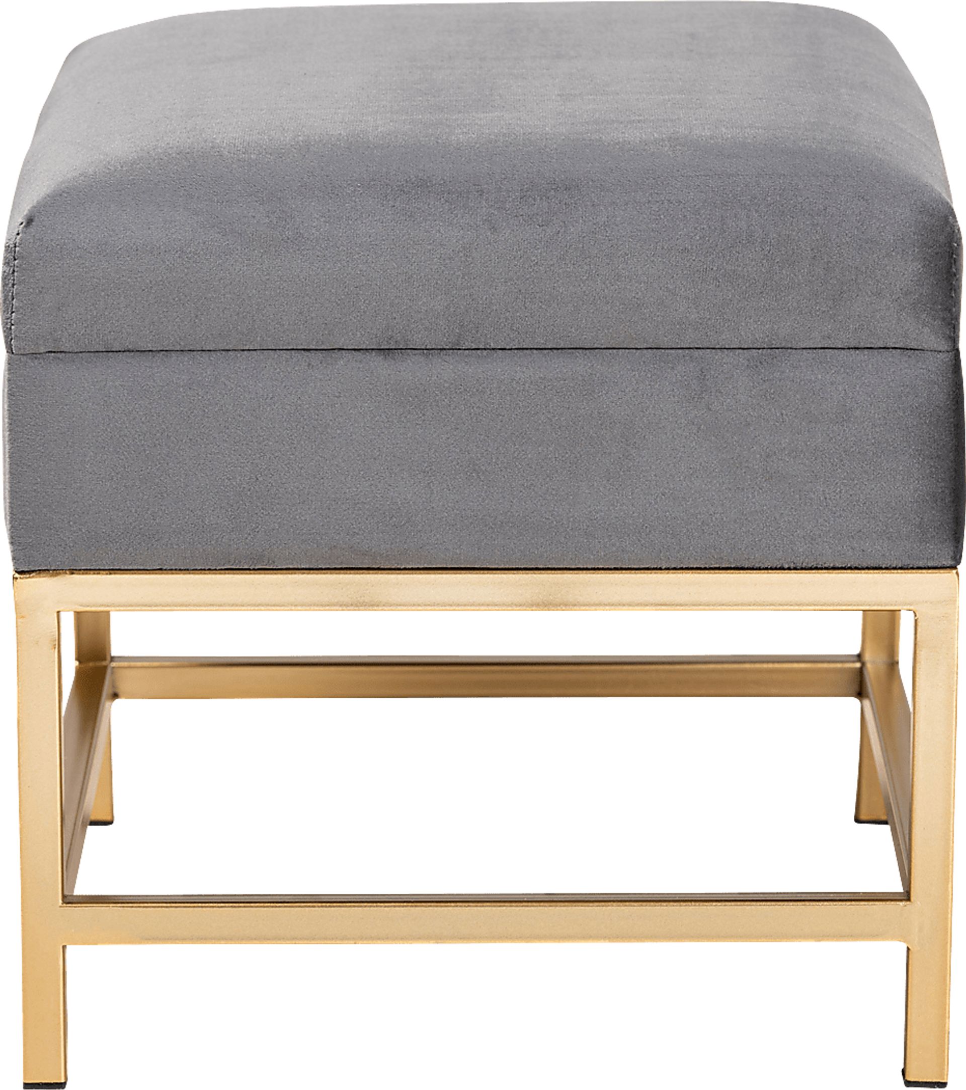 Wiltz Gray Storage Accent Ottoman - Image 4