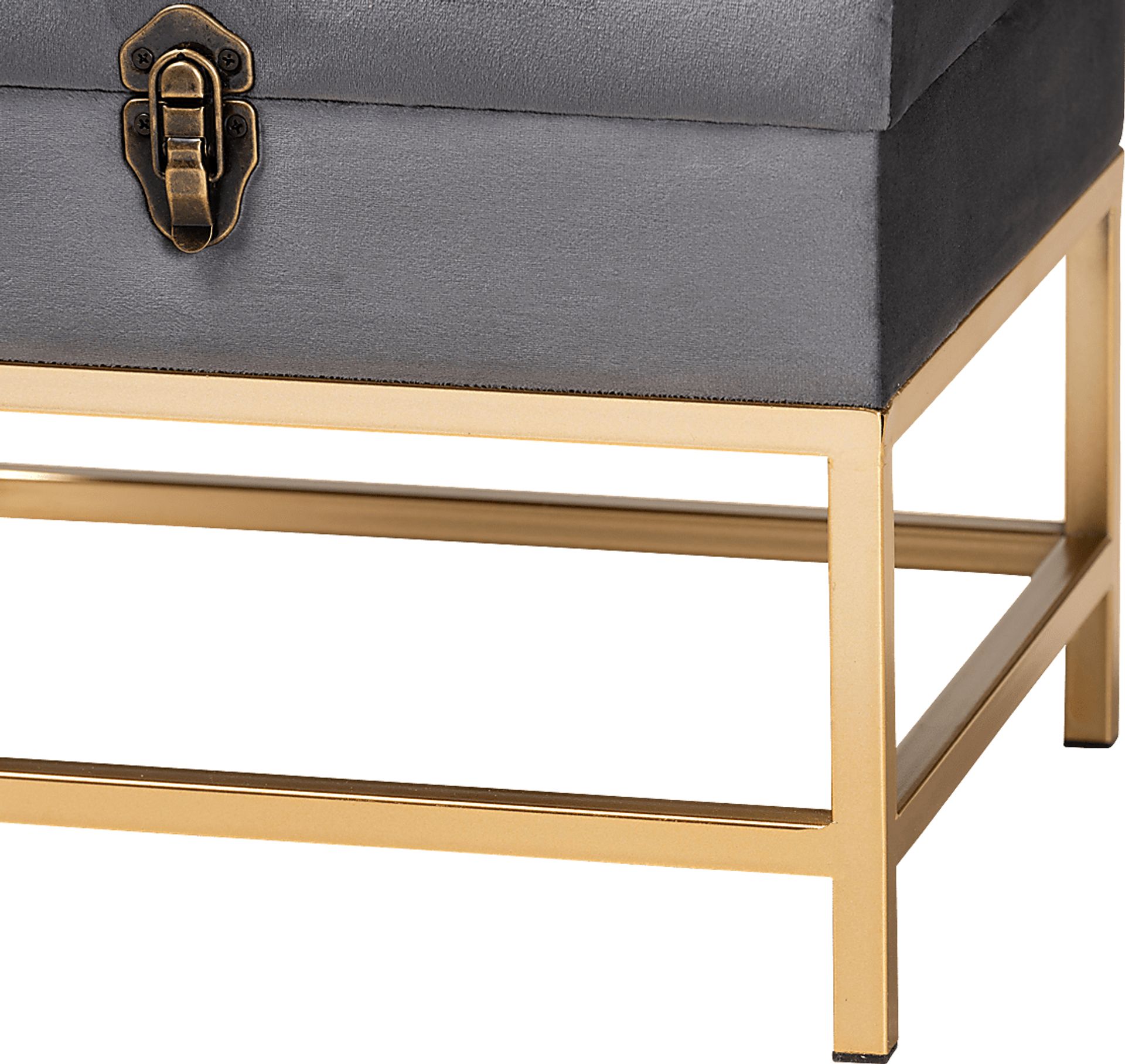Wiltz Gray Storage Accent Ottoman - Image 6