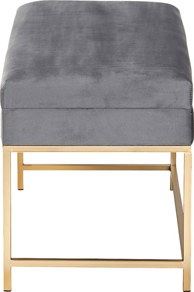 Wiltz Gray Storage Ottoman - Thumbnail - Image 4