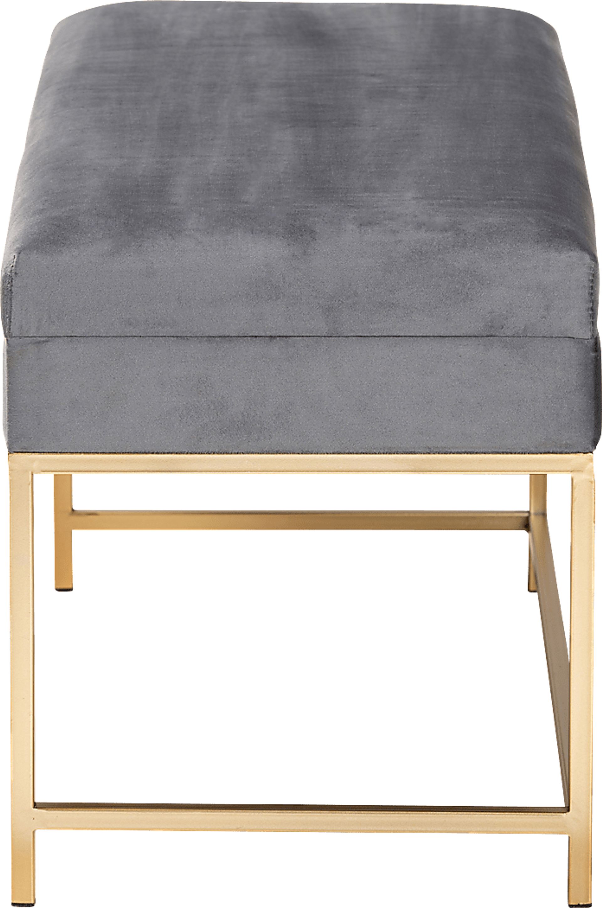 Wiltz Gray Storage Ottoman - Image 4