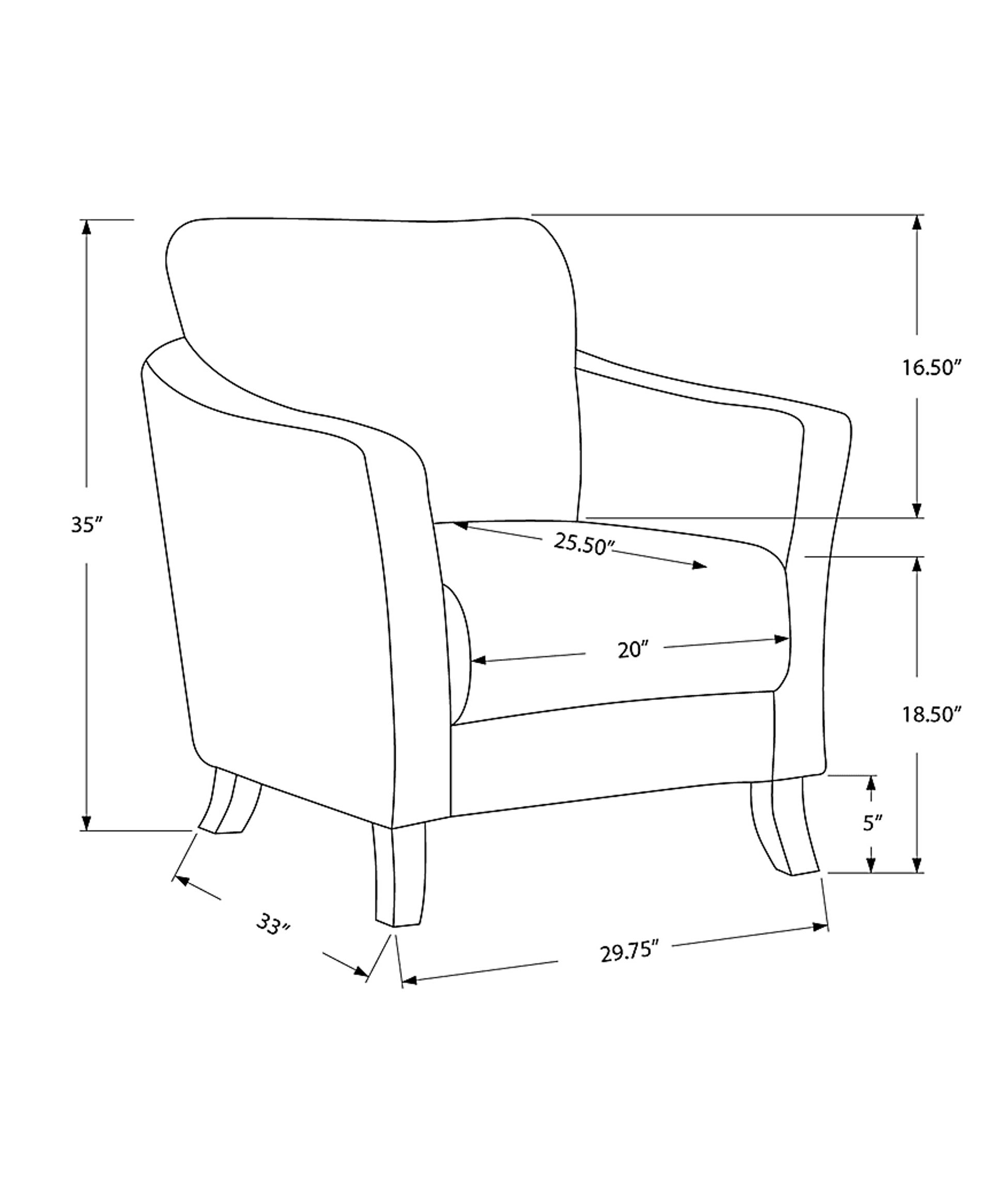 Wilway Gray Accent Chair - Image 4