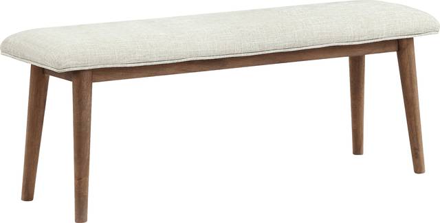 Wimbash Cream Dining Bench - Thumbnail - Image 1