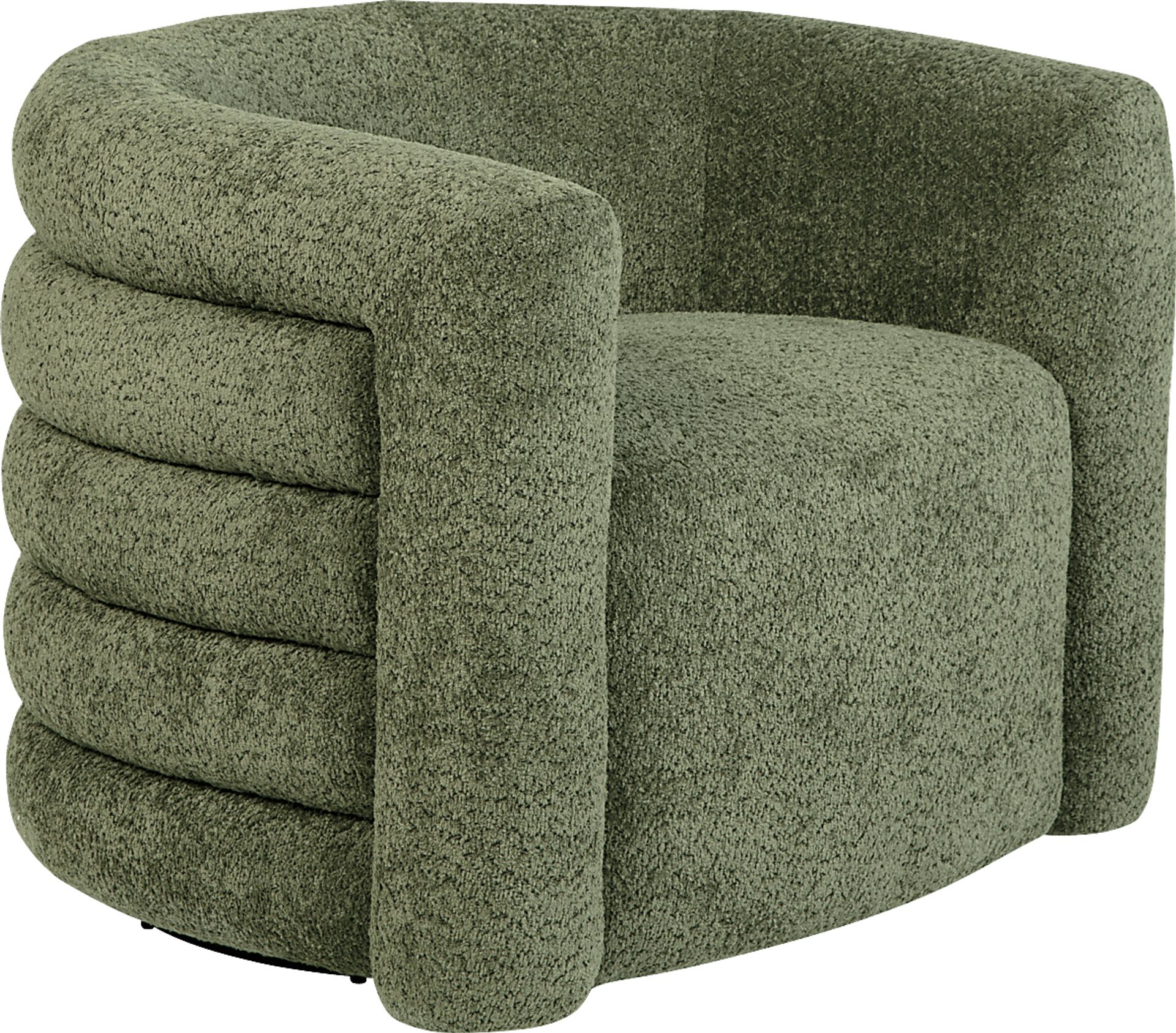 Wimbley Olive Swivel Accent Chair - Image 1