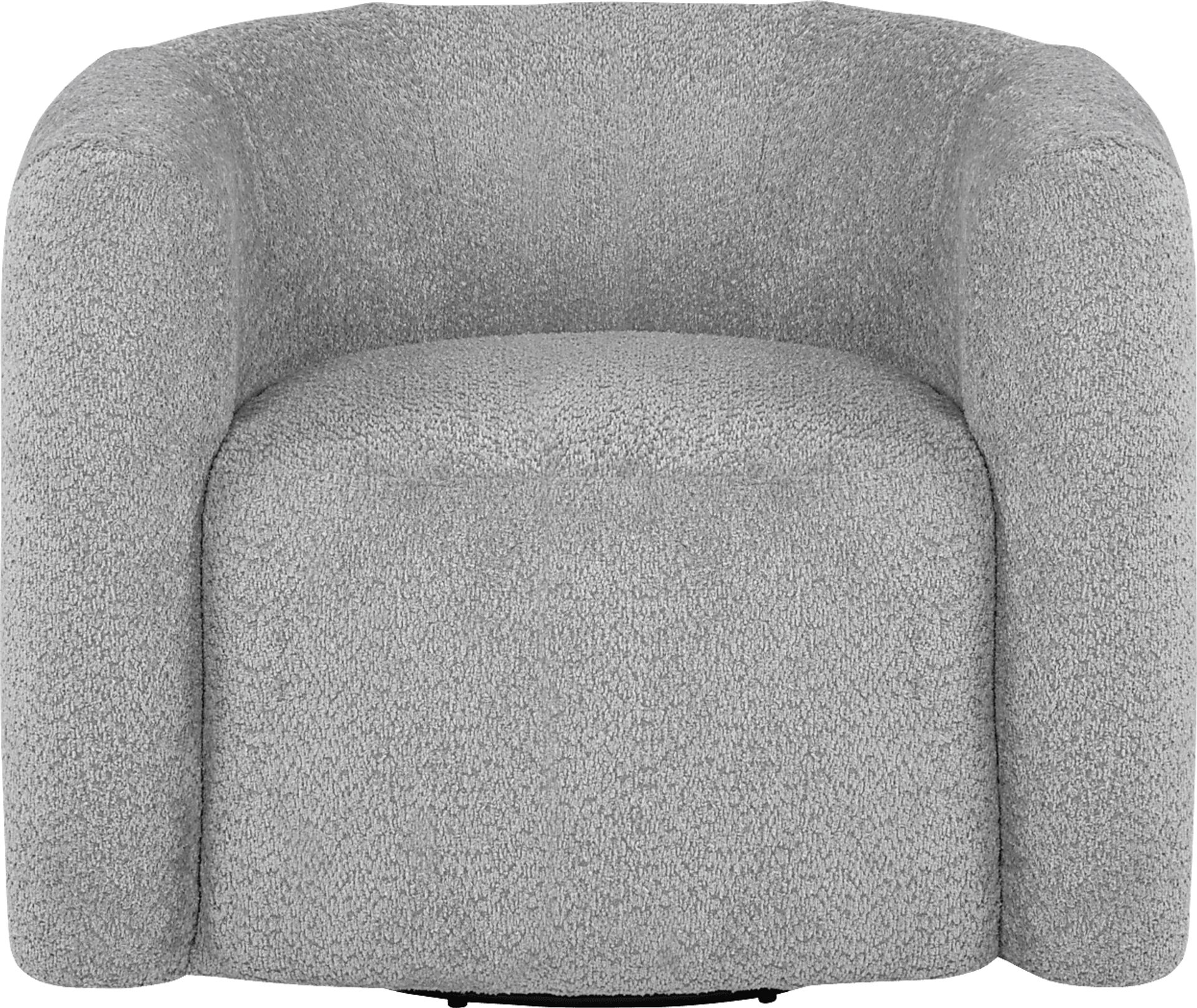 Wimbley Silver Swivel Accent Chair - Image 2