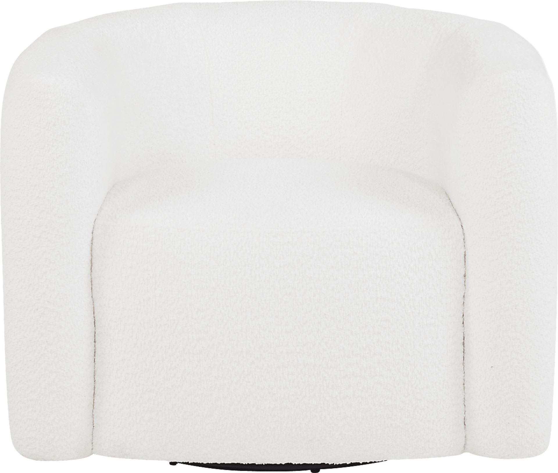Wimbley White Swivel Accent Chair - Image 2