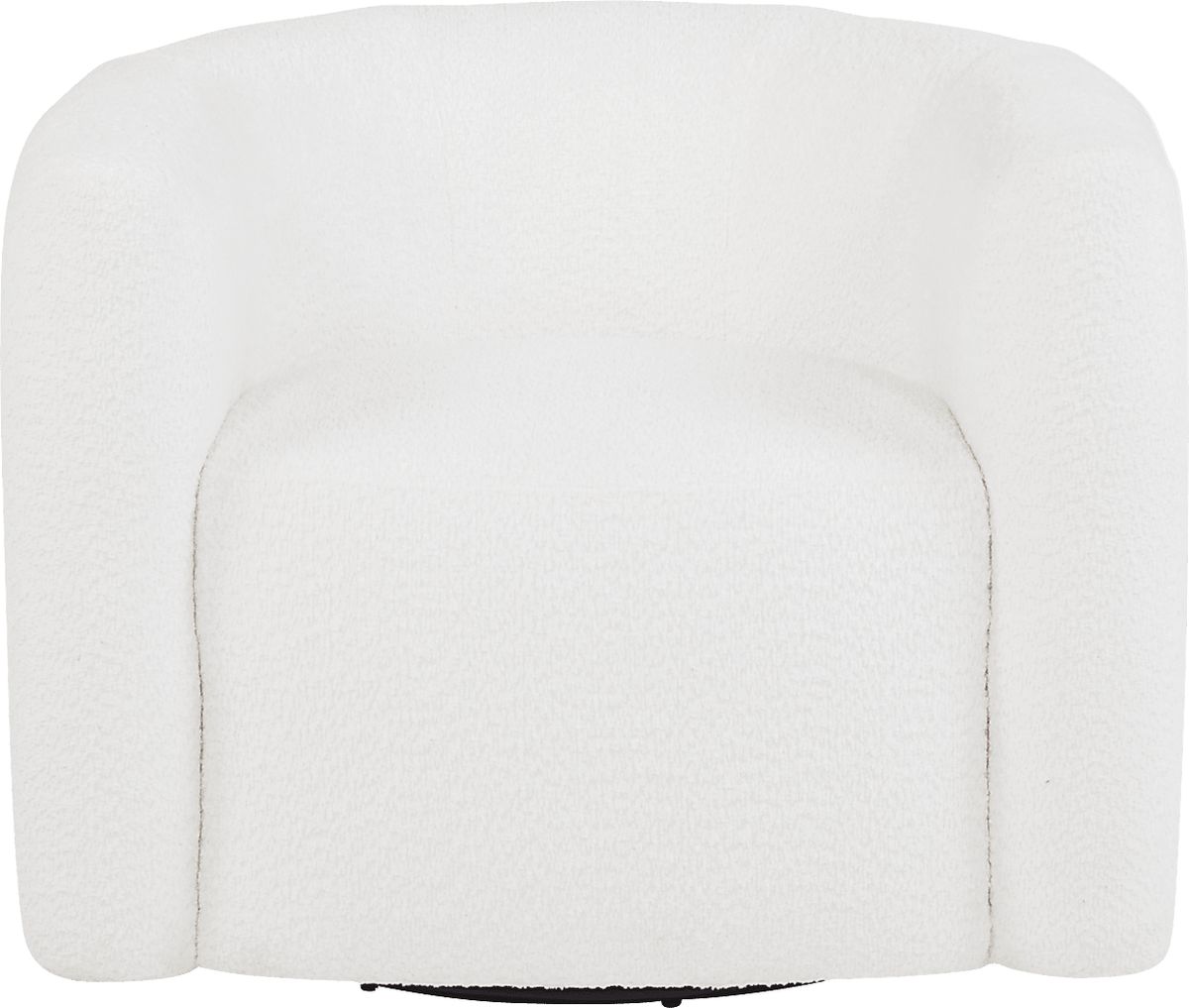 Wimbley White Boucle Swivel Accent Chair | Rooms to Go