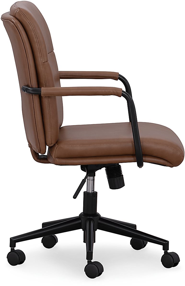 Wimbrel Cognac Office Chair - Rooms To Go