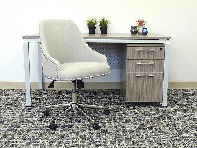 Wimpson Lane Gray Desk Chair - Thumbnail - Image 2