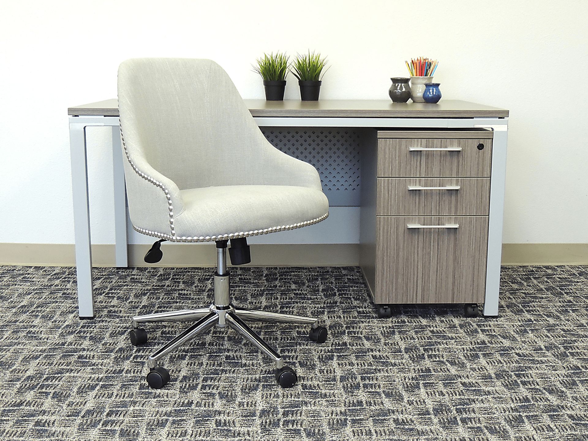 Wimpson Lane Gray Desk Chair - Image 2