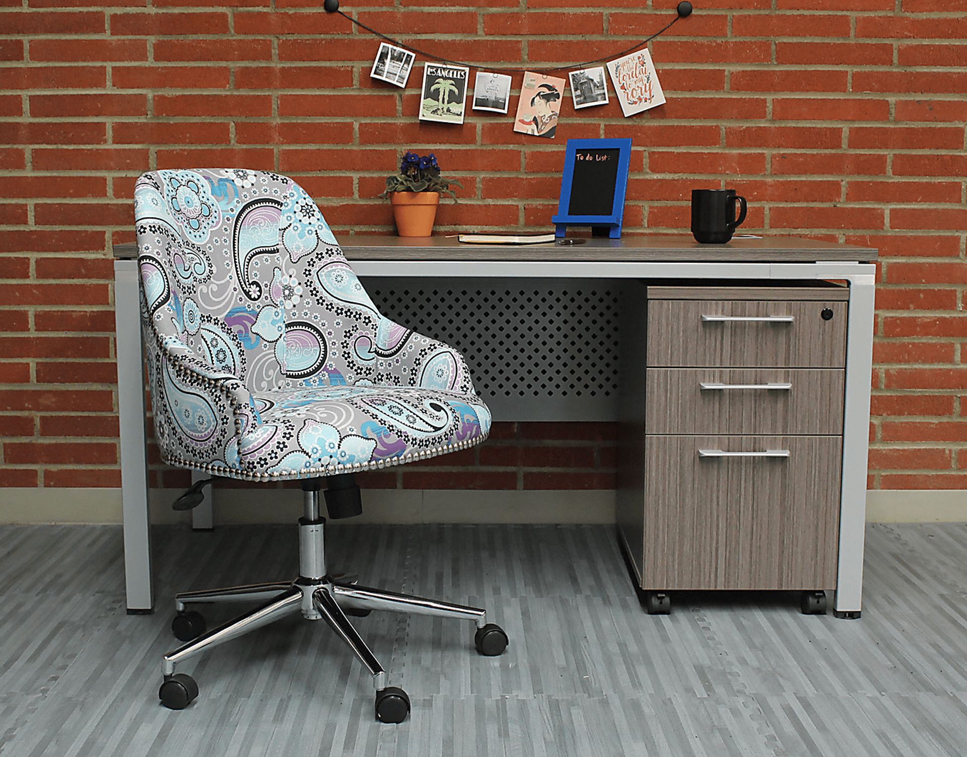 Wimpson Lane Paisley Desk Chair - Image 2