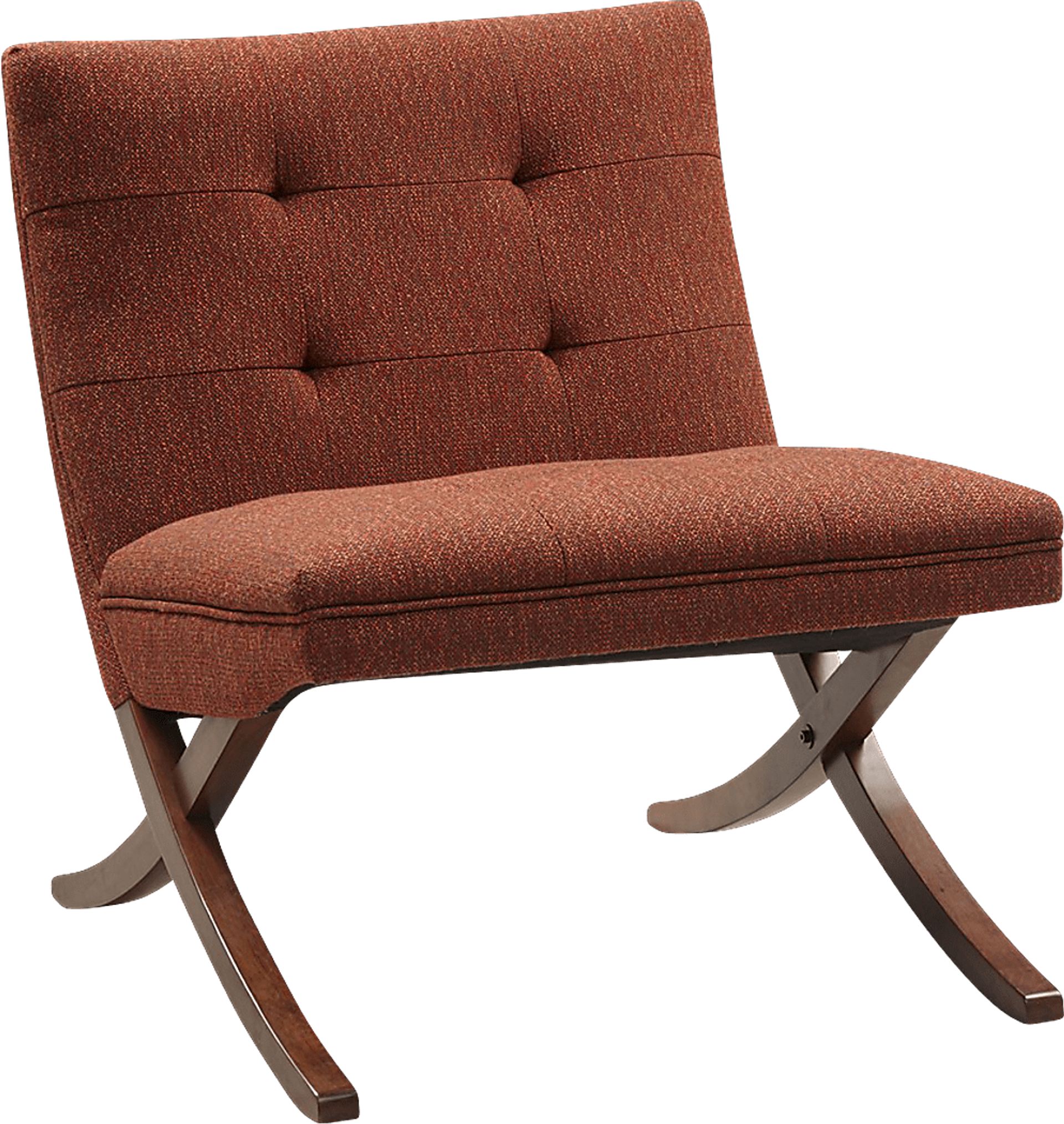 Winbourne Orange Accent Chair - Image 1