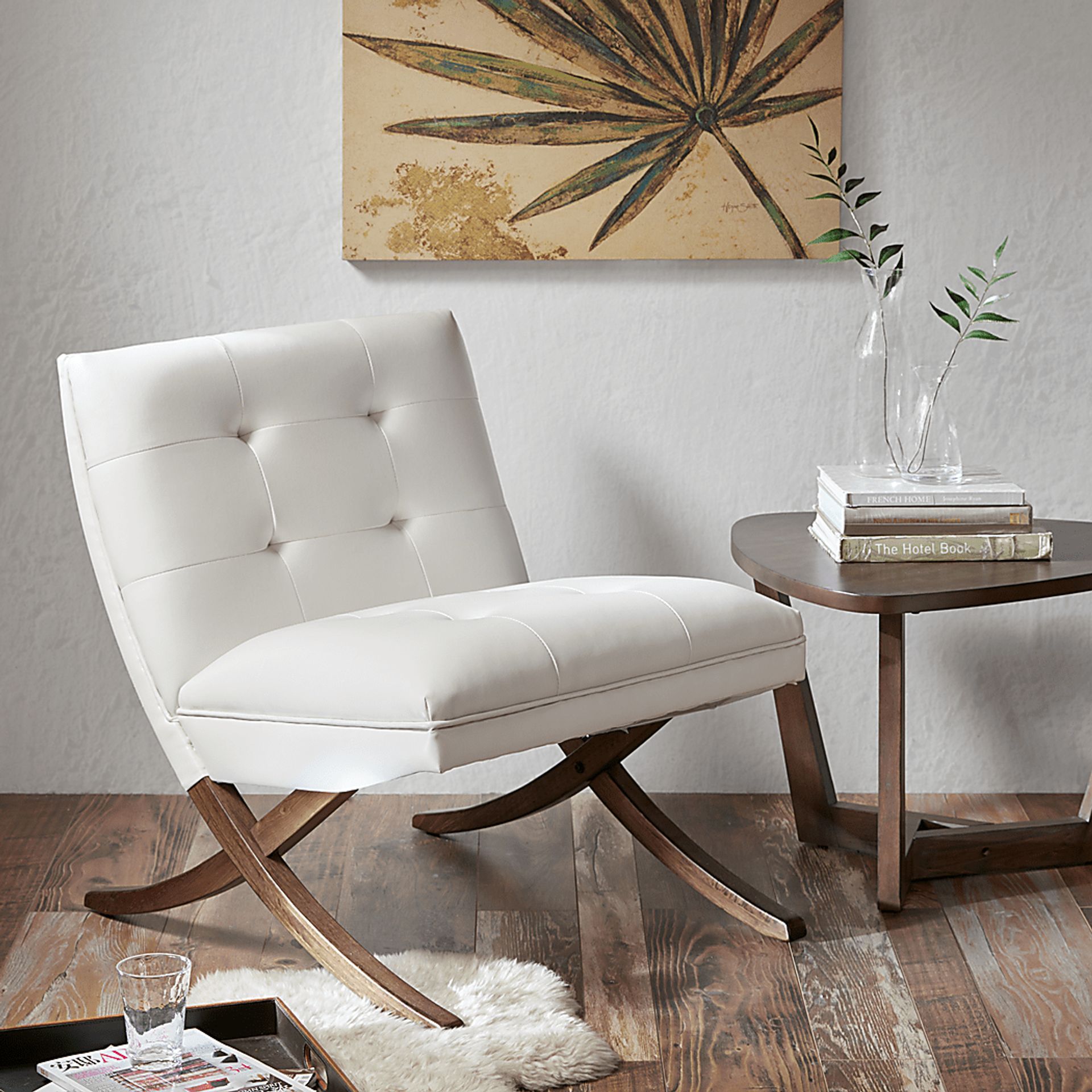 Winbourne White Accent Chair - Image 2