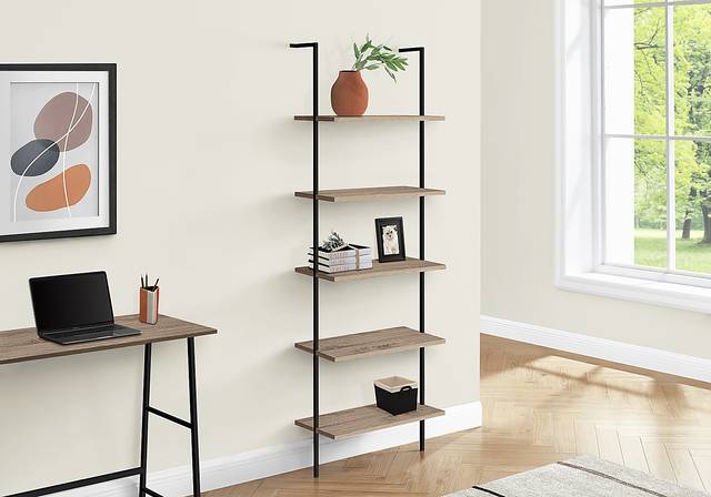 Winbrow Taupe Bookcase - Thumbnail - Image 9