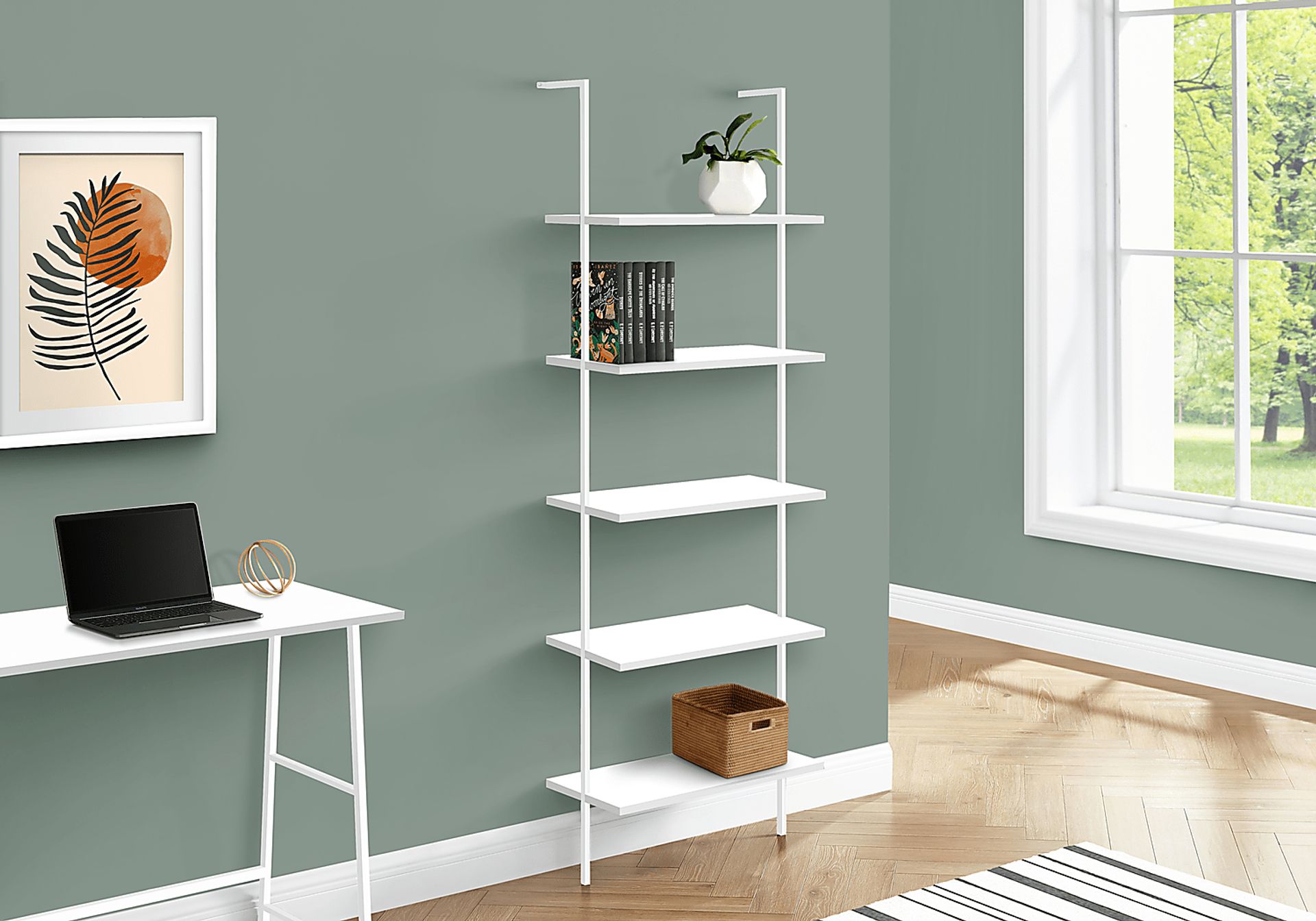 Winbrow White Bookcase - Image 9