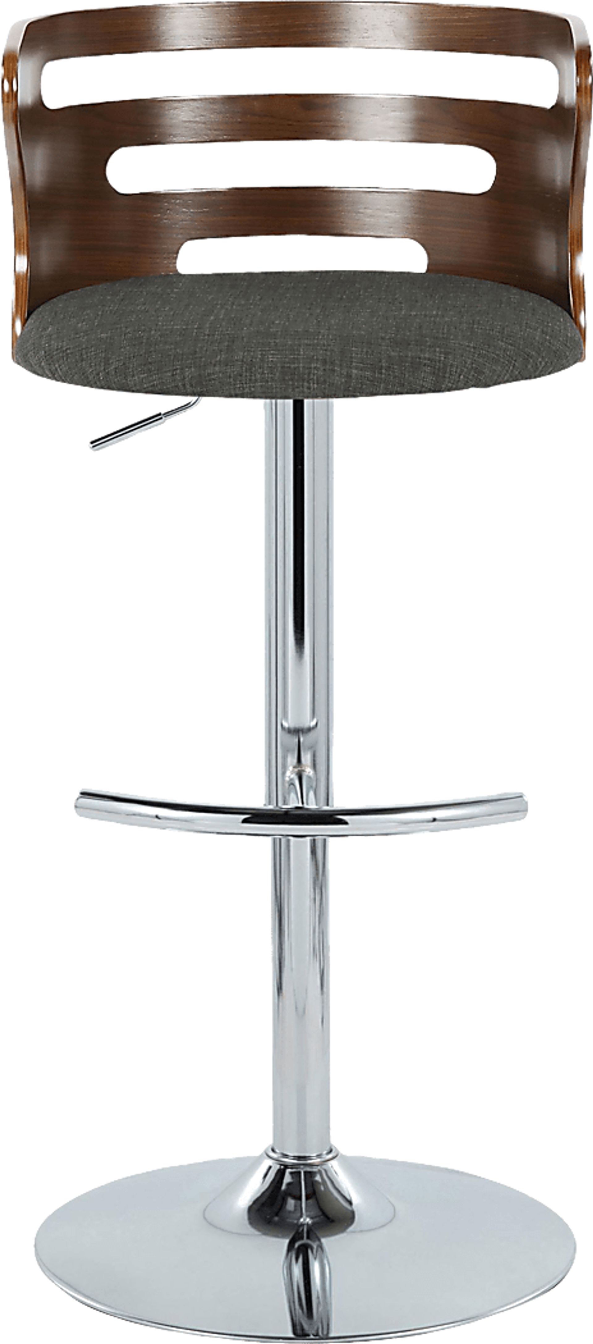 Wincanton I Charcoal Adjustable Swivel Barstool, Set of 2 - Image 6