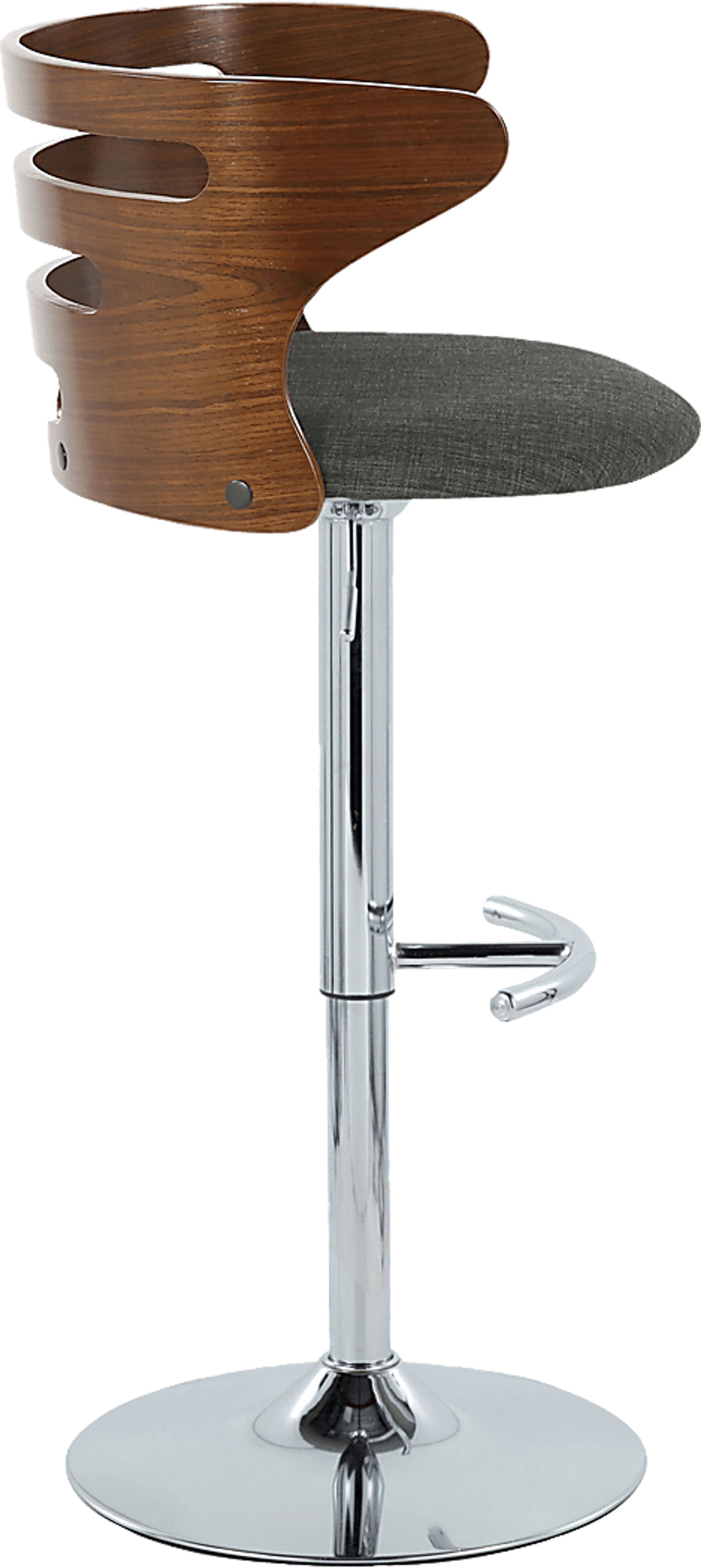 Wincanton I Charcoal Adjustable Swivel Barstool, Set of 2 - Image 10