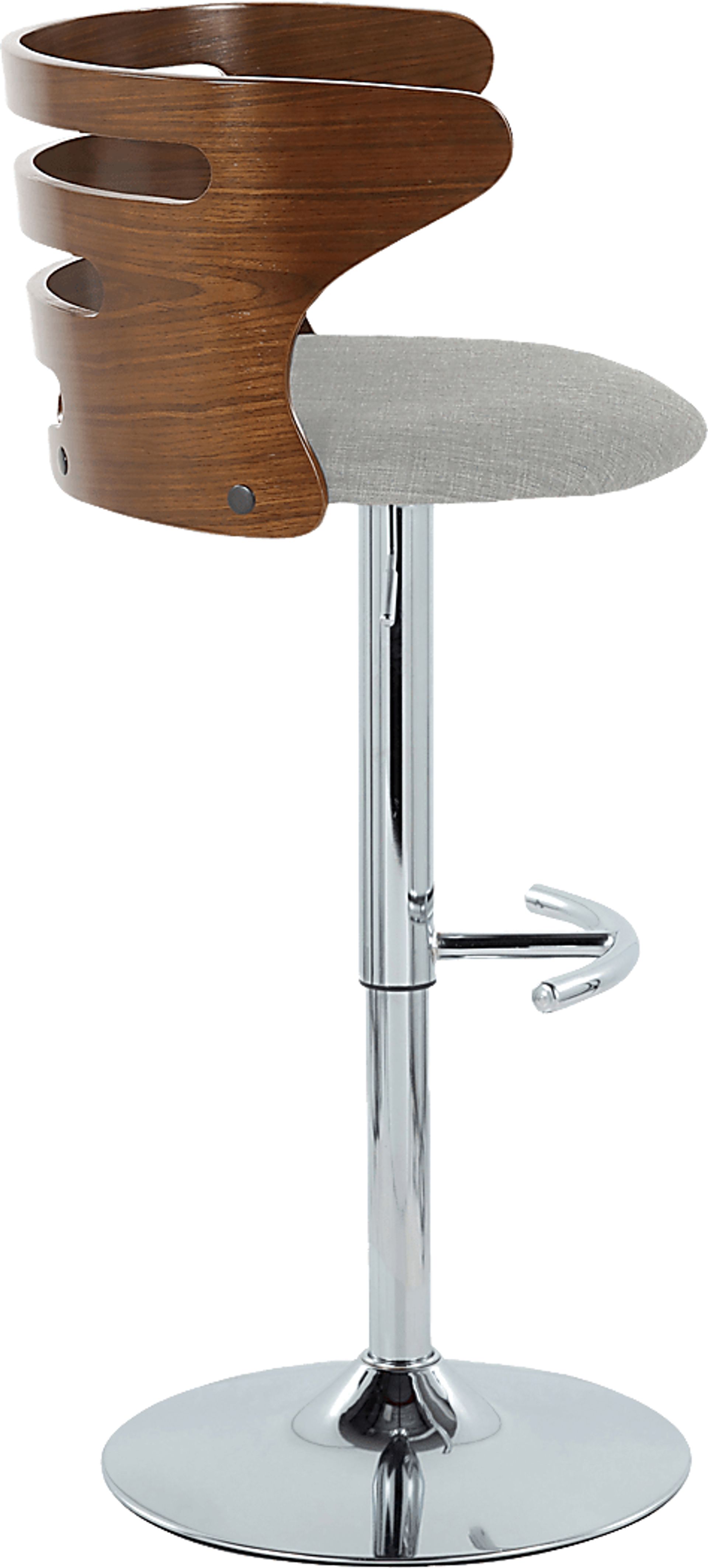 Wincanton I Gray Adjustable Swivel Barstool, Set of 2 - Image 7