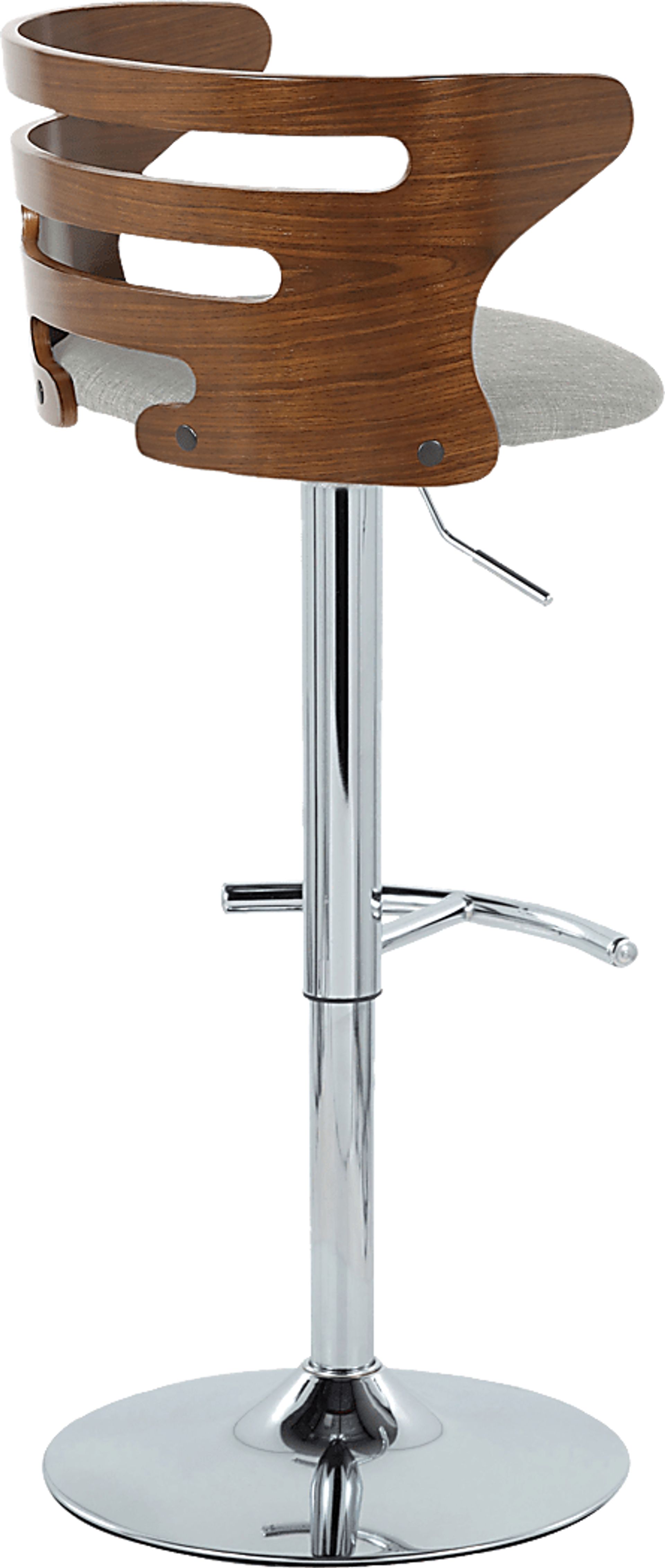 Wincanton I Gray Adjustable Swivel Barstool, Set of 2 - Image 8