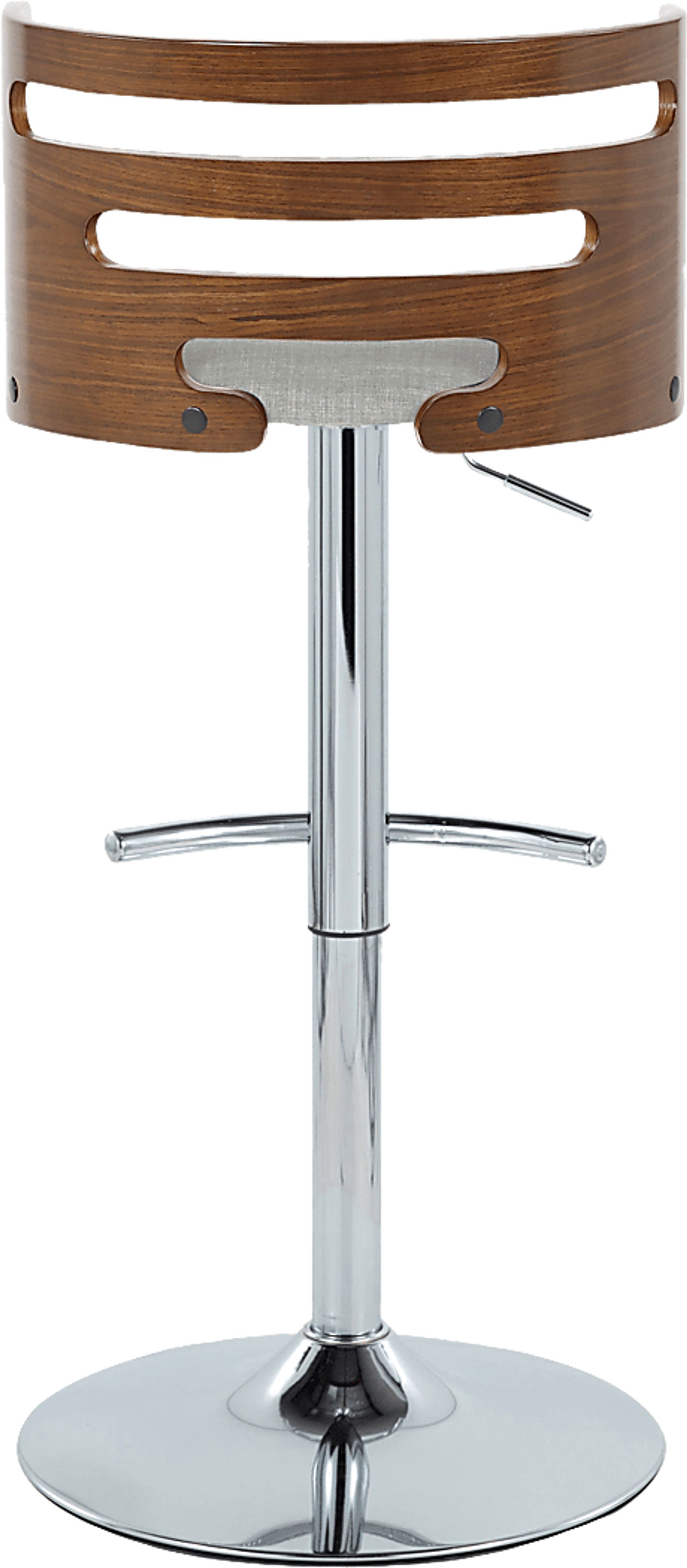 Wincanton I Gray Adjustable Swivel Barstool, Set of 2 - Image 9