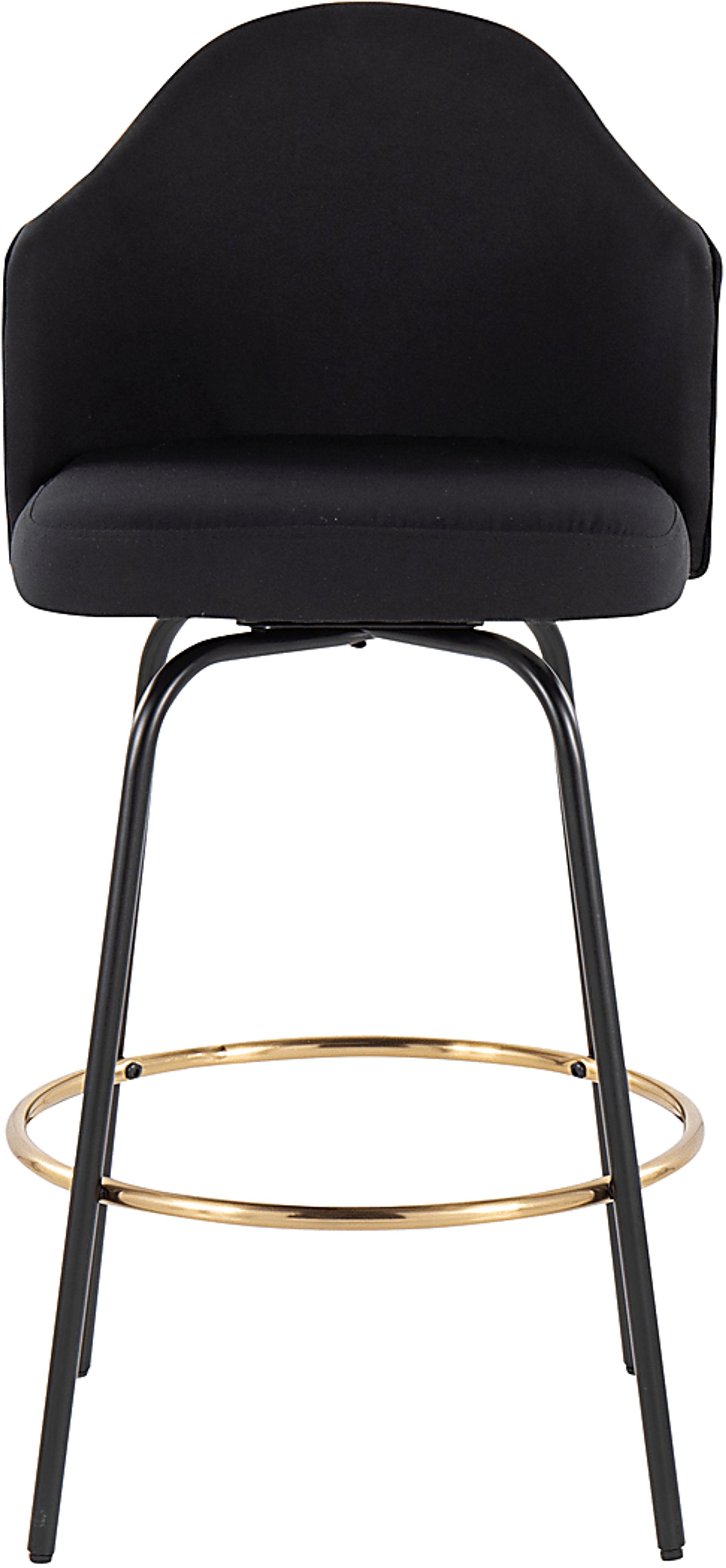 Winchelsea II Black Barstool, Set of 2 - Image 6